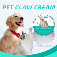 Baume hydratant double usage pour nez et pattes de chiens et chats, formule pure à base de cire, en pot, pour émollient les peaux gercées et rugueuses – Vente en gros, personnalisable en usine
