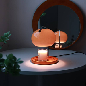 PM Orange Wax Melting <strong>Lamp</strong> Korean Vintage Glass Candle Holder Temperature <strong>Adjustable</strong> Bedroom Glass Atmosphere Decorative <strong>Lamp</strong> - Product Image 3