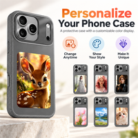 Coque de téléphone intelligente à écran E-Ink 4 couleurs avec NFC et affichage changeant, protection pour iPhone 18 17 16 15 14 Pro Max