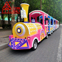 Train électrique sans rail à batterie pour parc d'attractions, train routier pour attraction touristique, prix d'usine, à vendre