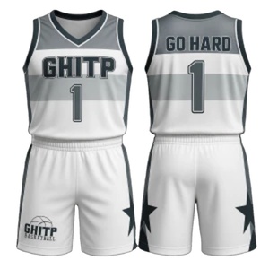 ชุดบาสเก็ตบอลแบบซับลิเมชั่นสั่งทำพิเศษ เนื้อผ้าโพลีเอสเตอร์ระบายอากาศได้ดี สำหรับทีม |   เสื้อและกางเกงขาสั้นสำหรับวันแข่งขันแบบซับลิเมชั่นเต็มตัวระดับมืออาชีพ - Product Image 1