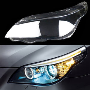 Lente de faro para <span class=keywords><strong>BMW</strong></span> 5 Series <span class=keywords><strong>E60</strong></span> E61 <span class=keywords><strong>520i</strong></span> 523 525 530i <span class=keywords><strong>2004</strong></span> ~ 2010 faro de coche lente transparente cubierta de carcasa de coche - Product Image 4