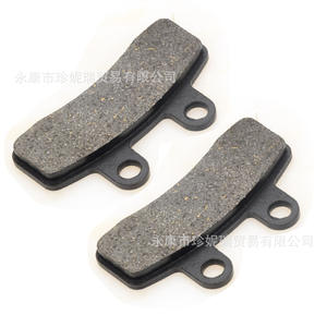 Jeu de plaquettes de frein Zhejiang DSP012 Little Eagle avant sans amiante pour remplacement de moto de rue - Product Image 2