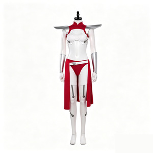 Disfraz de Cosplay de Invincible Young Hero Cosmic Safranboro, conjunto completo rojo, blanco y plateado, disfraz de Halloween para mujer adulta - Product Image 4