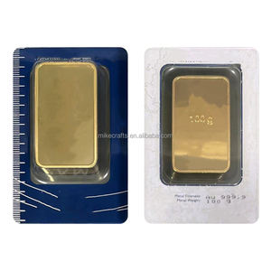 Confezione Blister per Lingotti 5g 10g 20g 31g 50g 100g Svizzera 1oz Lingotti d'Oro Finti Monete d'Argento Lingotti d'Oro - Product Image 3