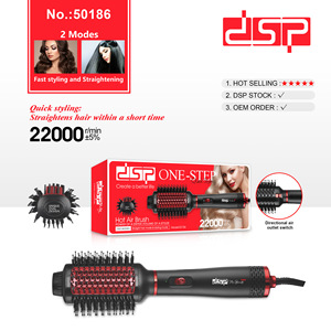 Cepillo de aire caliente giratorio con 3 niveles de temperatura, estilizador de cabello multifunción para uso doméstico - Product Image 3