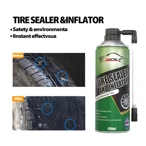 Sellador de Neumáticos Antipinchazos de Fábrica, Líquido de Reparación de Neumáticos, Sellador de Neumáticos Automático para Automóviles, 450 ml - Product Image 2