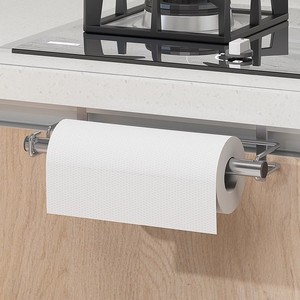 Porte-serviettes en papier Delwins en acier inoxydable 304, sans perçage, à suspendre sur la porte d'armoire K-088 - Product Image 3