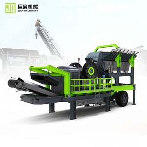 Preisgünstige Mobile Backenbrecher auf Rädern, Reifenmobiler Brechanlage zum Verkauf für die Zerkleinerung von Aggregat-Rohmaterialien - Product Image 1