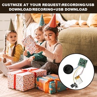 Carte son MP3 programmable rechargeable avec haut-parleur pour enregistrement DIY, lecteur de musique pour cartes de vœux et loisirs créatifs