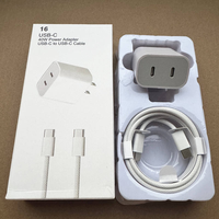 Chargeur USB-C 20W pour iPhone, adaptateur Type-C 20W, câble USB-C 20W, adaptateur USB-C EU US UK pour chargeur iPhone