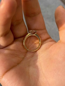 Export Quality Beautiful <b>Cushion</b> Cut Moissanite Diamond Ring Bridal Engagement Ring with Shine Available At Reasonable Price - Product Image 2