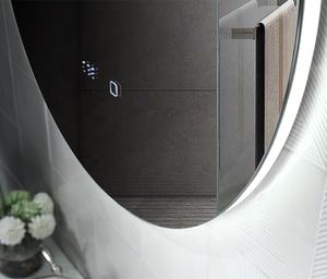 Espejo de baño grande con Sensor de atenuación táctil, espejo inteligente Led con pantalla de temperatura - Product Image 5