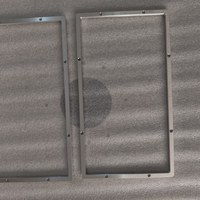 Pièces de support de montage de panneau en aluminium anodisé usinées sur mesure par CNC, toutes couleurs, fraisage, perçage, usine de précision OEM ODM
