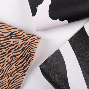 نسيج بولي كلوريد الفينيل جلد اصطناعي ناعم حمار وحشي طباعة حيوانات لحقيبة اليد ملابس-لإكسسوارات الموضة - Product Image 5