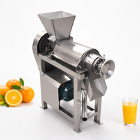 Machine à jus d'agrumes industrielle en acier inoxydable avec compatibilité eau, haute capacité 0,5T/h pour petites entreprises