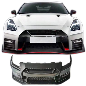 ชุดแต่งตัวถังรถยนต์ กระจังหน้า สำหรับ Nissan <span class=keywords><strong>GTR35</strong></span> <span class=keywords><strong>Nismo</strong></span> ปี 2007-2016 วัสดุ PP และคาร์บอนไฟเบอร์ ขายดี - Product Image 2