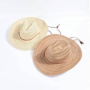 Chapeau de cowboy occidental en papyrus d'été pour hommes et femmes, chapeau de soleil en paille pour usage quotidien en extérieur, voyage et vacances - Product Image 2