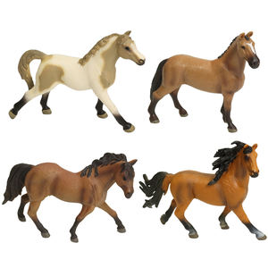 Figurines de jeu en plastique, <span class=keywords><strong>jouet</strong></span> réaliste, plusieurs sortes de hippique et de <span class=keywords><strong>club</strong></span>, pour enfants, collection - Product Image 2