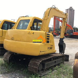 6ton ตีนตะขาบ Komatsu เครื่องขุดดิน PC60มือสองปั๊มไฮดรอลิกขุด PC60-7 - Product Image 1