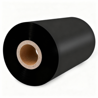 Ruban d'impression thermique en résine gris doré 80mmX300M pour imprimante de codes-barres TTR, taille personnalisable
