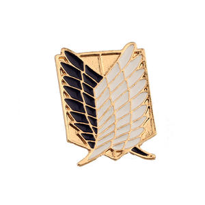 lapel pin wings of freedom eren scout legion stationary guard