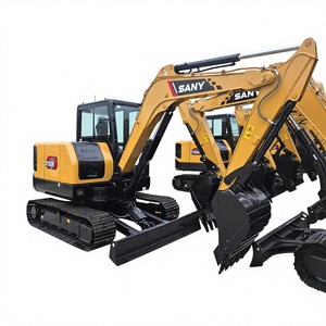 Excavadora Hidráulica Sany SY55U 35U 60C 65C Directa de Fábrica, Máquina de Construcción Estable y Fiable, en Stock para Venta - Product Image 1