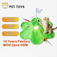Jouet interactif pour chat, jouet électrique automatique à mouvement continu, rechargeable, jeu de cache-cache pour chatons, pour chats d'intérieur, jeu autonome