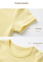 Großhandel Baby Bodys aus Bio-Baumwolle Unisex mit Druckknopfverschluss Atmungsaktiv GOTS-Zertifiziert für Tägliches Tragen