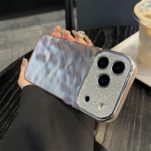 Funda para Teléfono Móvil con Lente Brillante y Marco Grande, Estilo Foil, para 17 16 15 14 13 Pro Max, Carcasa Protectora Rígida de Acrílico a Prueba de Golpes - Product Image 5