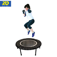 Mini trampoline Zoshine 450 lbs pour adultes, petit trampoline de rebond intérieur pour l'exercice et la remise en forme