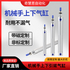 Cilindro Neumático Cg1bn20322540 de Acero y Aleación de Aluminio con Amortiguación para Equipos de Automatización Industrial - Product Image 5