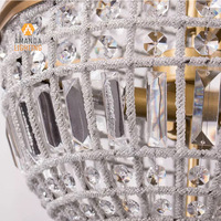 Lanterne scintillante au design marocain, couleur or, lustre de luxe, pour décoration d'hôtel, salle de Banquet ou de mariage, 10e génération