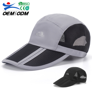 New Arrival Foldable Fashion Polyester Mesh Summer Outdoor Baseball Cap Sports Caps for Women Men - Product Image 1