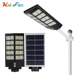KAIFAN Sensor Remote Control Aluminum Waterproof Solar Street Light 500W 800W 1000W 1200W Solar Powered Solar Light Outdoor