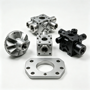 ชิ้นส่วนแมนิโฟลด์และช่องว่างที่ผลิตด้วยเครื่อง CNC แบบกำหนดเองได้ด้วยความแม่นยำสูง, อะลูมิเนียมชุบสีอะโนไดซ์, ตัววาล์วน้ำมันทองเหลืองสำหรับอุตสาหกรรม - Product Image 4
