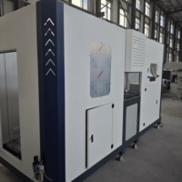 Machine de fraisage CNC 5 axes OUWO pour le traitement des profilés de portes et fenêtres en aluminium, haute efficacité, table de travail 510x260mm