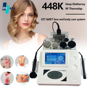 Appareil de radiofréquence RET CET 448KHz pour le lifting du visage, l'élimination des rides, l'amincissement du corps, équipement de beauté profonde pour spa - Product Image 1