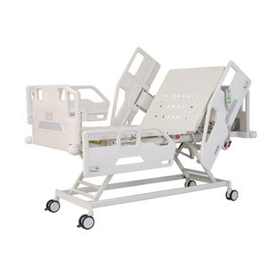 Многофункциональная электрическая реабилитационная кровать из нержавеющей стали для больниц – Моторизованная медицинская кровать с пятью функциями, регулировка по Тренделенбергу - Product Image 4