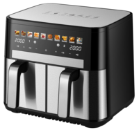 Friteuse à air double panier professionnelle avec Wi-Fi et contrôle par application, capacité 11L, économe en énergie, directement de l'usine