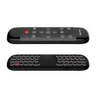 Nouveau clavier miniature Wechip W2 Pro 2022 avec rétroéclairage, télécommande TV, souris aérienne sans fil 2,4 G