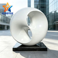 Sculpture d'anneau infini en acier inoxydable 304 poli miroir, boucle de Möbius abstraite, grande taille, pour plaza, hôtel, jardin, art personnalisé