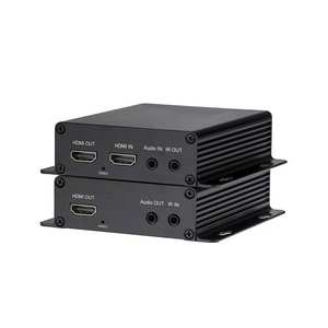 1080P HD Mi เป็น LC ไฟเบอร์ออปติก20กม. ในวิดีโอพร้อมห่วงออก KVM - Product Image 2