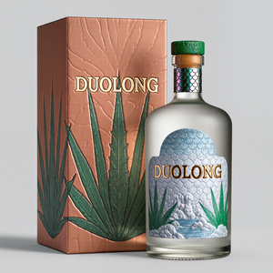 <span class=keywords><strong>Bouteille</strong></span> en verre carrée personnalisée pour spiritueux, rhum, <span class=keywords><strong>gin</strong></span>, vodka, 500 ml, 750 ml, <span class=keywords><strong>prix</strong></span> d'usine - Product Image 1