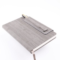 Fournitures de bureau personnalisées, impression, format A5, carnet en cuir PU personnalisé, couverture rigide, planificateur, ensemble de stylos pour étudiants, personnalisé