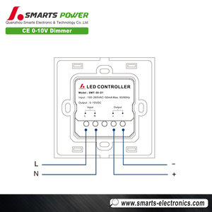 0-10v <span class=keywords><strong>dimmer</strong></span> <span class=keywords><strong>led</strong></span> para lámpara de <span class=keywords><strong>led</strong></span> 230v tres botones de interruptor de pared táctil - Product Image 3