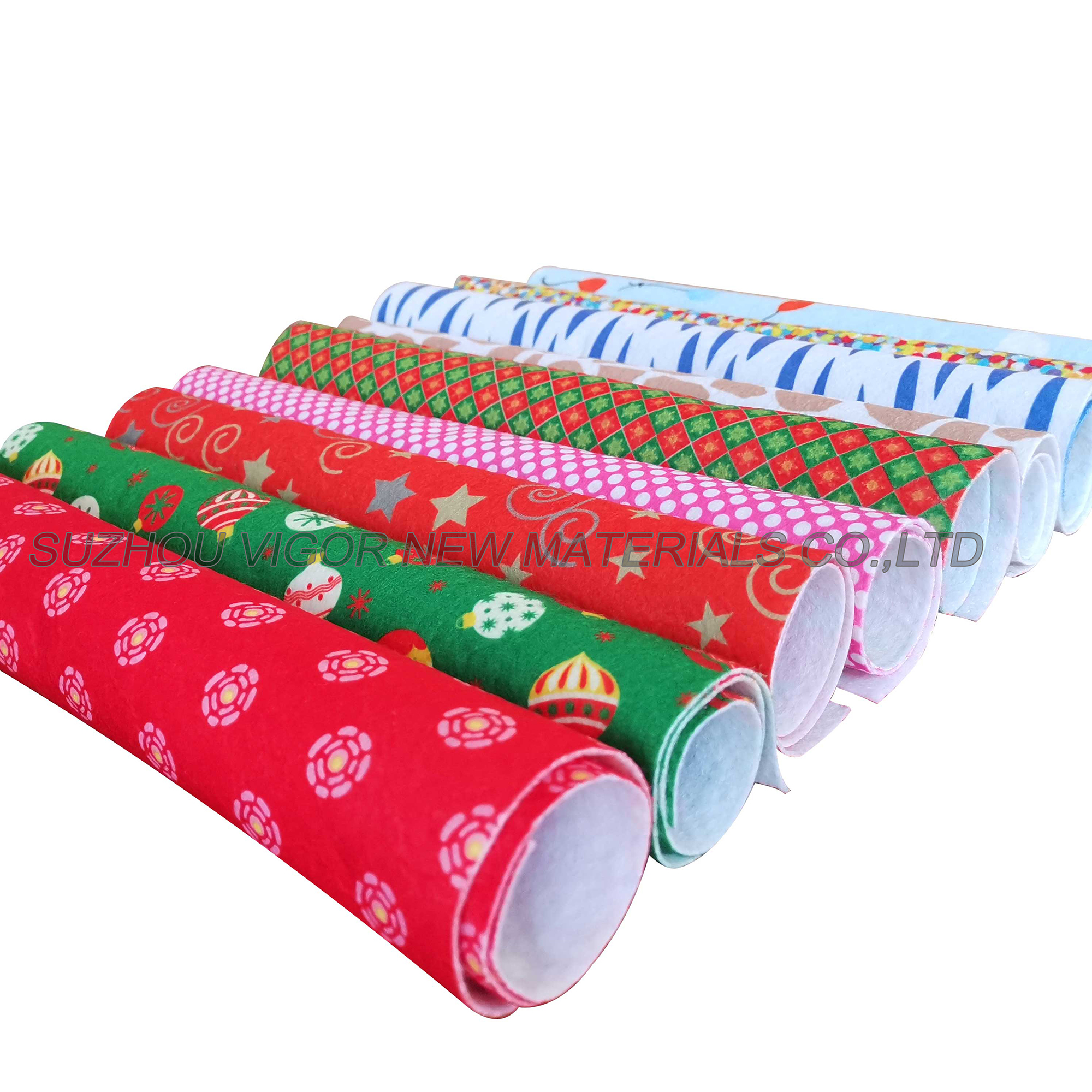 NONWOVEN customized thick polyester printed nonwoven felt Printed Crrugated Paper