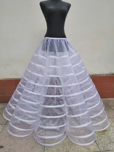 Jupon large et volumineux AL1642 en forme d'arête de poisson, jupon de robe de mariée, <span class=keywords><strong>crinoline</strong></span>, robe de reine, 10 grands cerceaux transparents, volants de mariée, cancan - Product Image 2