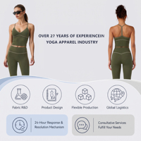Ensemble de Vêtements de Sport pour Femmes en Gros : Soutien-Gorge Cami à Bordures Contrastantes et Short Taille Haute – Tenues de Fitness et Yoga Éco-Responsables