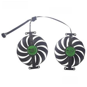 พัดลมระบายความร้อนการ์ดจอ 95 มม. T129215SU 12V 0.5A 6Pin สำหรับ <span class=keywords><strong>ASUS</strong></span> <span class=keywords><strong>ROG</strong></span> <span class=keywords><strong>STRIX</strong></span>-GeForce RTX <span class=keywords><strong>3060</strong></span> 3070 - Product Image 2